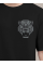 Erkek Baskılı Oversize T-shirt - Siyah