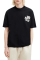 Erkek Baskılı Oversize T-shirt - Siyah