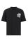 Erkek Baskılı Oversize T-shirt - Siyah