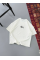 Erkek Baskılı Oversize T-shirt - Beyaz