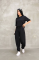 Osy Modal Yumuşak Dokulu Kumaş Oversize Bisiklet Yaka T-shirt Jogger Eşofman Altı Eşofman Takımı - Siyah Osy Modal Yumuşak Dokulu Kumaş Oversize Bisiklet Yaka T-shirt Jogger Eşofman Altı Eşofman Takımı - Siyah