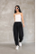 Osy Modal Yumuşak Dokulu Kumaş Şalvar Pantalon - Siyah Osy Modal Yumuşak Dokulu Kumaş Şalvar Pantalon - Siyah