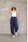 Osy Modal Yumuşak Dokulu Kumaş Şalvar Pantalon - Lacivert Osy Modal Yumuşak Dokulu Kumaş Şalvar Pantalon - Lacivert