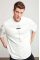 Unisex Baskılı Oversize T-Shirt - Beyaz