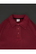 Yakalı Patlı Kısa Kol T-shirt - Bordo