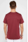 Erkek 24/1 Düz A Kalite Oversize T-shirt - Bordo