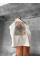 Ön Ve Arka Baskılı Oversize Bisiklet Yaka T-shirt - Beyaz