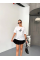 Kısa Kol Baskılı T-shirt - Beyaz Kısa Kol Baskılı T-shirt - Beyaz