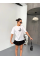 Kısa Kol Baskılı T-shirt - Beyaz Kısa Kol Baskılı T-shirt - Beyaz