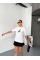 Kısa Kol Baskılı T-shirt - Beyaz Kısa Kol Baskılı T-shirt - Beyaz
