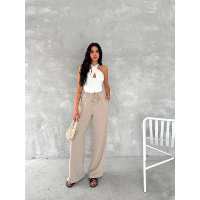 Ayrobin Oversize Pantalon - Bej Ayrobin Oversize Pantalon - Bej
