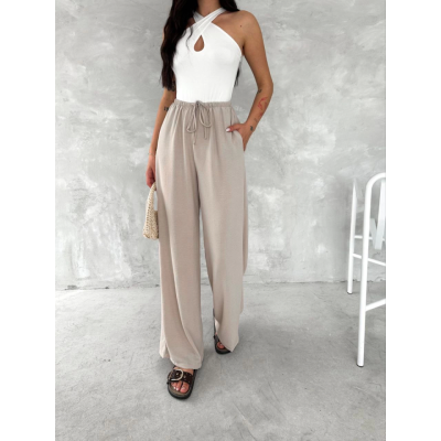 Ayrobin Oversize Pantalon - Bej Ayrobin Oversize Pantalon - Bej
