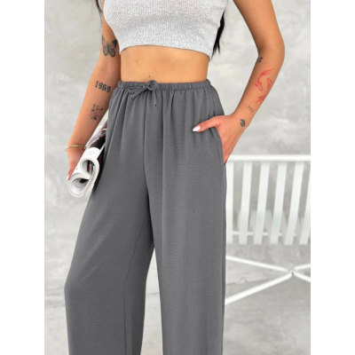 Ayrobin Oversize Pantalon - Füme Ayrobin Oversize Pantalon - Füme