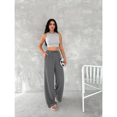 Ayrobin Oversize Pantalon - Füme Ayrobin Oversize Pantalon - Füme