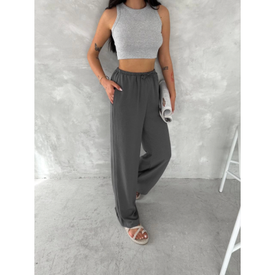 Ayrobin Oversize Pantalon - Füme Ayrobin Oversize Pantalon - Füme