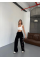 Osy Modal Yumuşak Dokulu Kumaş Nakış Işlemeli Rahat Bol Paça Eşofman Pantalon - Siyah Osy Modal Yumuşak Dokulu Kumaş Nakış Işlemeli Rahat Bol Paça Eşofman Pantalon - Siyah