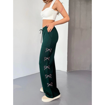 Osy Modal Yumuşak Dokulu Kumaş Nakış Işlemeli Rahat Bol Paça Eşofman Pantalon - Haki Osy Modal Yumuşak Dokulu Kumaş Nakış Işlemeli Rahat Bol Paça Eşofman Pantalon - Haki