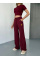 Osy Modal Yumuşak Dokulu Kumaş Nakış Işlemeli Rahat Bol Paça Eşofman Pantalon - Bordo Osy Modal Yumuşak Dokulu Kumaş Nakış Işlemeli Rahat Bol Paça Eşofman Pantalon - Bordo