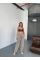 Osy Modal Yumuşak Dokulu Kumaş Nakış Işlemeli Rahat Bol Paça Eşofman Pantalon - Bej Osy Modal Yumuşak Dokulu Kumaş Nakış Işlemeli Rahat Bol Paça Eşofman Pantalon - Bej