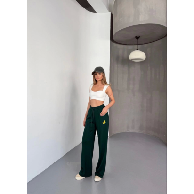 Osy Modal Yumuşak Dokulu Kumaş Nakış Işlemeli Rahat Bol Paça Eşofman Pantalon - Siyah Osy Modal Yumuşak Dokulu Kumaş Nakış Işlemeli Rahat Bol Paça Eşofman Pantalon - Siyah