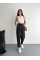 Yüksel Bel Rahat Paça Pantalon - Siyah Yüksel Bel Rahat Paça Pantalon - Siyah