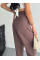 Yüksel Bel Rahat Paça Pantalon - Kahverengi Yüksel Bel Rahat Paça Pantalon - Kahverengi
