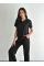 Osy Modal Yumuşak Dokulu Kumaş Kısa Kollu Yakalı T-shirt Pantalon Ikili Takım- Siyah Osy Modal Yumuşak Dokulu Kumaş Kısa Kollu Yakalı T-shirt Pantalon Ikili Takım- Siyah