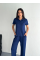 Osy Modal Yumuşak Dokulu Kumaş Kısa Kollu Yakalı T-shirt Pantalon Ikili Takım- Lacivert Osy Modal Yumuşak Dokulu Kumaş Kısa Kollu Yakalı T-shirt Pantalon Ikili Takım- Lacivert