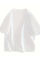 Baskılı Oversize Bisiklet Yaka T-shirt - Beyaz Baskılı Oversize Bisiklet Yaka T-shirt - Beyaz