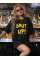 Baskılı Oversize Bisiklet Yaka T-shirt - Siyah Baskılı Oversize Bisiklet Yaka T-shirt - Siyah