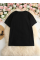 Baskılı Oversize Bisiklet Yaka T-shirt - Siyah Baskılı Oversize Bisiklet Yaka T-shirt - Siyah