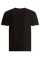 Baskılı Oversize Bisiklet Yaka T-shirt - Siyah
