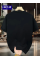 Baskılı Oversize Bisiklet Yaka T-shirt - Siyah