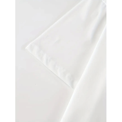 Baskılı Oversize Bisiklet Yaka T-shirt - Beyaz Baskılı Oversize Bisiklet Yaka T-shirt - Beyaz
