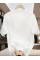 Baskılı Oversize Bisiklet Yaka T-shirt - Beyaz