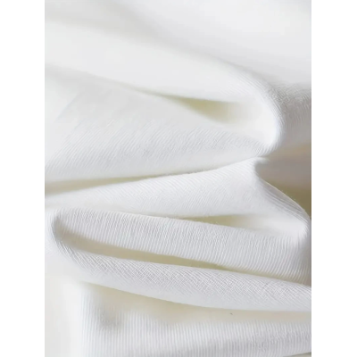 Baskılı Oversize Bisiklet Yaka T-shirt - Beyaz Baskılı Oversize Bisiklet Yaka T-shirt - Beyaz