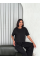 Osy Modal Yumuşak Dokulu Kumaş Bisiklet Yaka T-shirt Bol Paça Pantalon Ikili Takım -Siyah Osy Modal Yumuşak Dokulu Kumaş Bisiklet Yaka T-shirt Bol Paça Pantalon Ikili Takım -Siyah