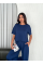 Osy Modal Yumuşak Dokulu Kumaş Bisiklet Yaka T-shirt Bol Paça Pantalon Ikili Takım -Saks Mavi Osy Modal Yumuşak Dokulu Kumaş Bisiklet Yaka T-shirt Bol Paça Pantalon Ikili Takım -Saks Mavi