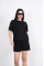 Osy Modal Yumuşak Dokulu Kumaş Bisiklet Yaka T-shirt Kısa Şort İkili Takım - Siyah Osy Modal Yumuşak Dokulu Kumaş Bisiklet Yaka T-shirt Kısa Şort İkili Takım - Siyah